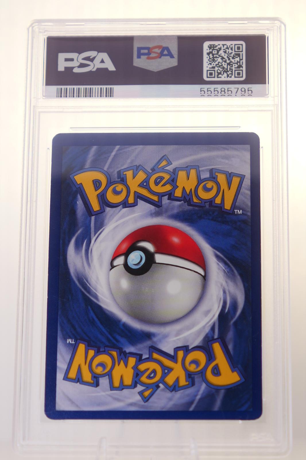 Pikachu 58/102 Red Cheeks-Shadowless Game Pokemon PSA 7 Near Mint