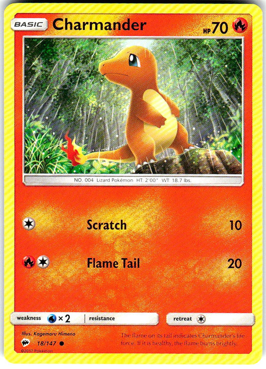 Charmander - 18/147 (#1 Charizard Stamped) 018/147 Battle Academy Pokemon LP