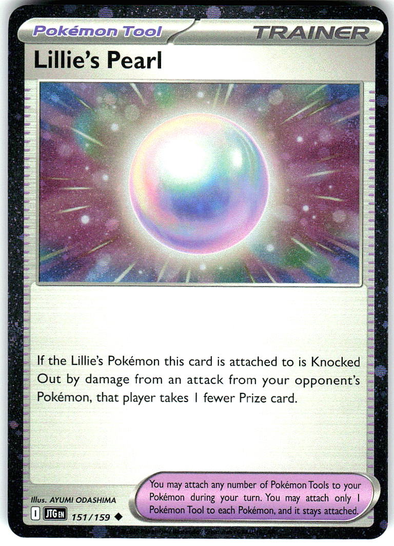 Lillie’s Pearl 151/159 Holo Uncommon Prize Pack Series Cards Pokemon Near Mint