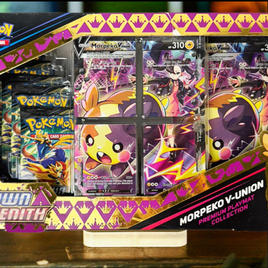 Pokémon Crown Zenith Morpeko v-Union Collection Box