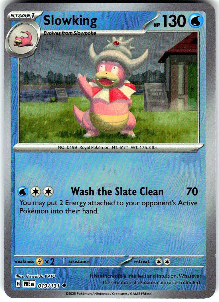 Slowking (Master Ball Pattern) 019/131 Prismatic Evolutions Pokemon Holo LP