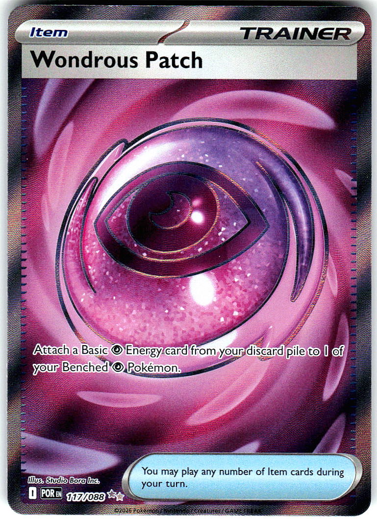 Wondrous Patch 117/088 Double Rare Perfect Order Pokemon Holo Near Mint