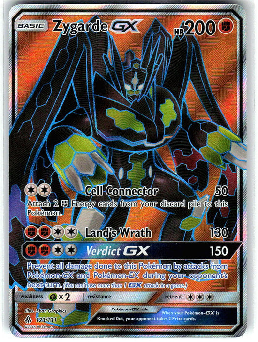 Zygarde GX 123/131 Ultra Rare Forbidden Light Pokemon Holo Near Mint
