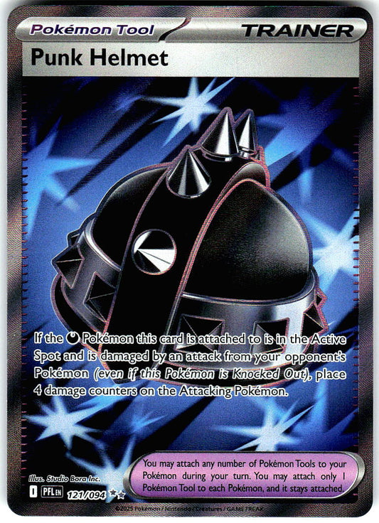 Punk Helmet 121/094 Double Rare Phantasmal Flames Pokemon Holo Near Mint