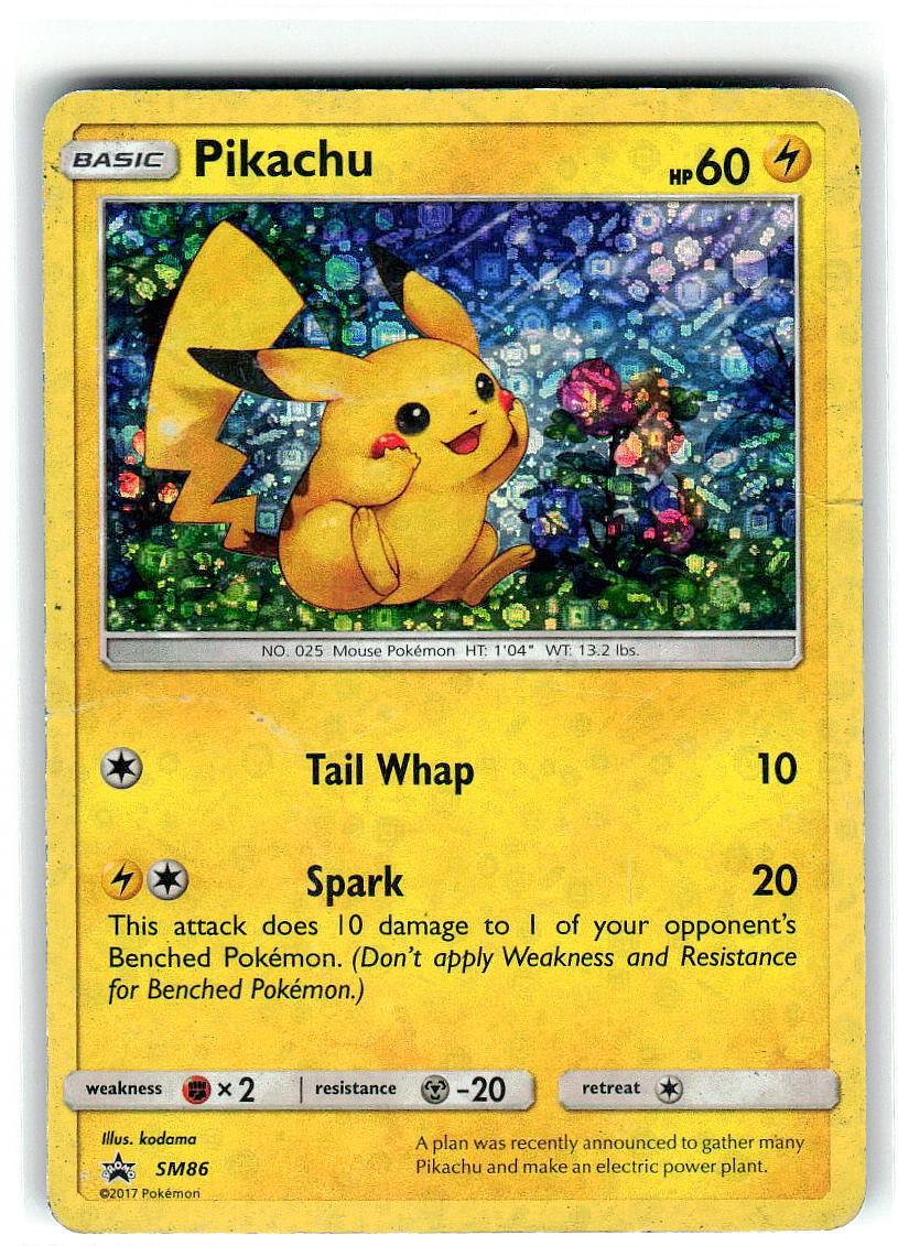 Pikachu (General Mills Promo) SM86 Holo  Pokemon HP