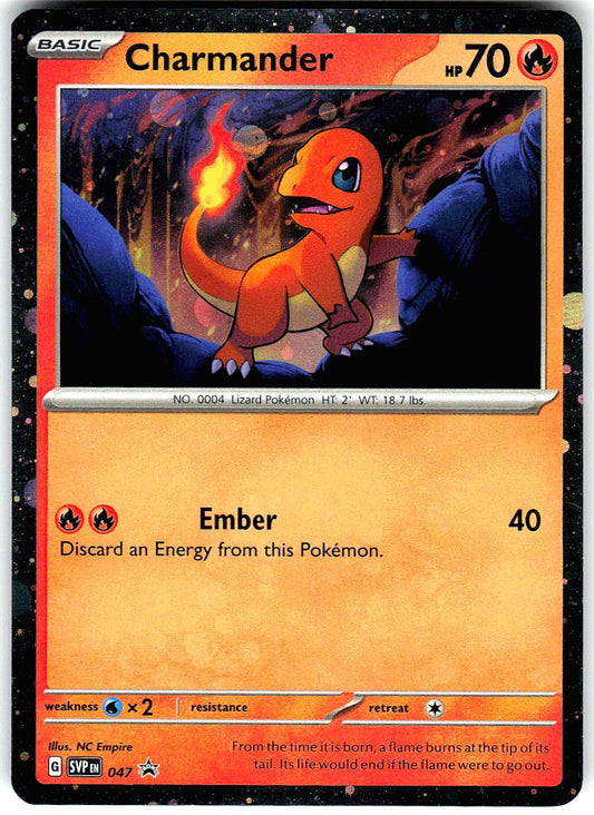 Charmander (Cosmos Holo) 047 Promo Scarlet & Violet Promo Pokemon Lightly Played