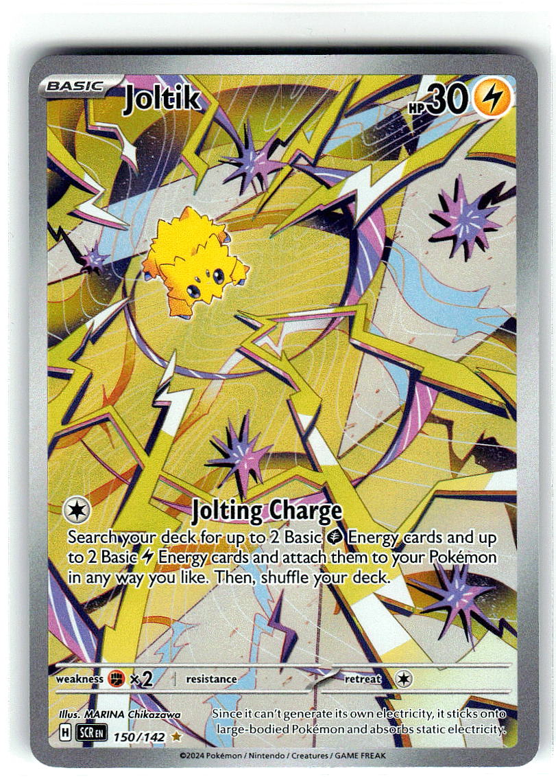 Joltik 150/142 Illustration Rare Stellar Crown Pokemon Holo Lightly Played