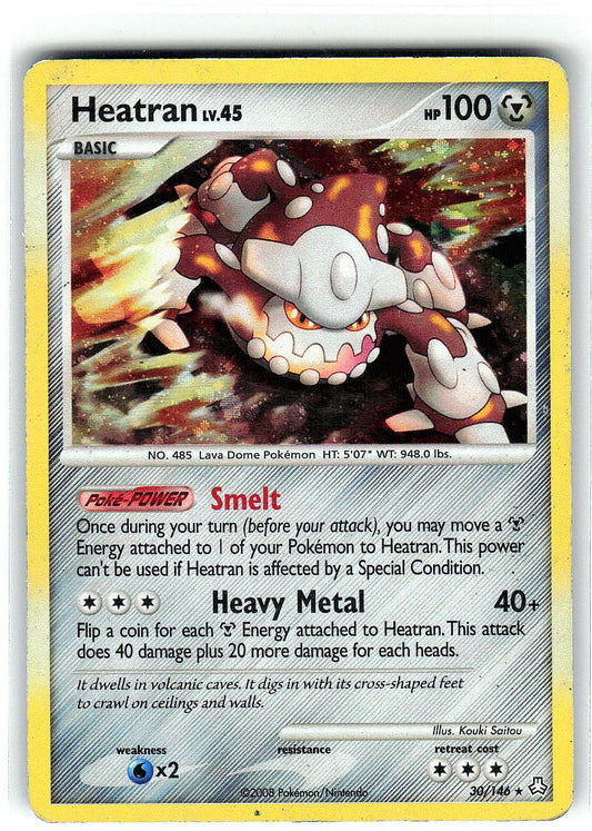 Heatran (DP Legends Awakened) 30/146 Holo Rare Deck Exclusives Pokemon HP