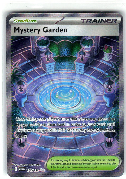 Mystery Garden 172/132 Double Rare Mega Evolution Pokemon Holo Near Mint