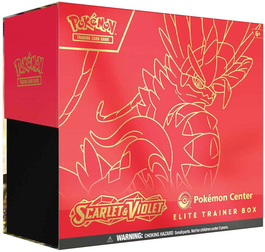 Scarlet and Violet Pokemon Center ETB (Red)