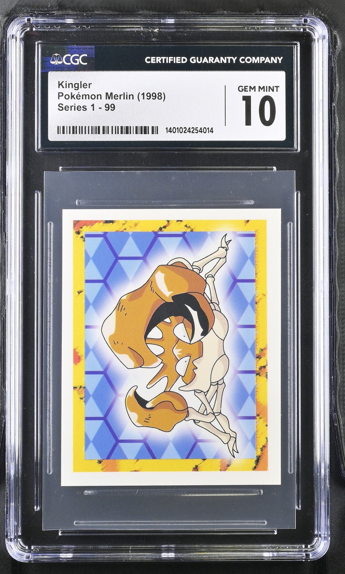 Kingler 99 Series 1 Pokemon Merlin CGC 10 Gem Mint
