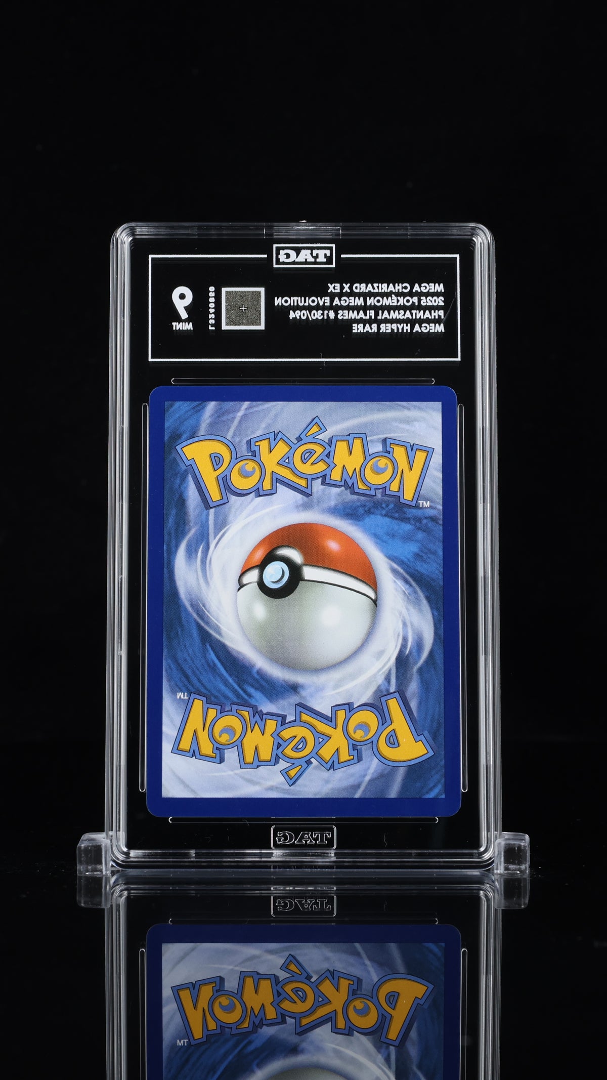 Mega Charizard X EX 130/094 Hyper Rare Phantasmal Flames Pokemon TAG 9 Mint