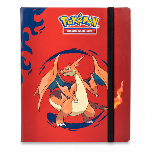 Binder: PRO 9-Pocket Pokemon- Mega Charizard X and Mega Charizard Y