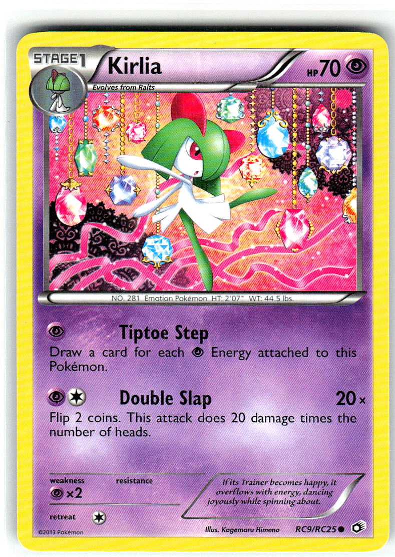 Kirlia RC9/RC25 Holo Common Legendary Treasures: Radiant Collection Pokemon LP
