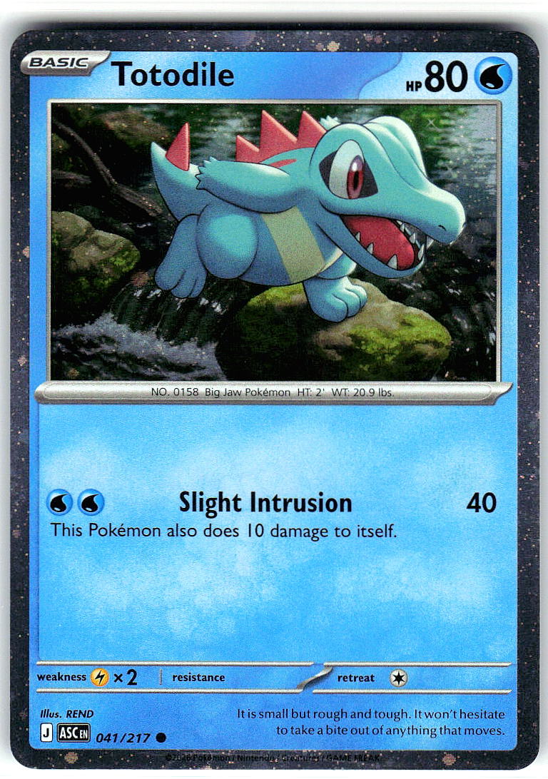 Totodile (Cosmos Holo) 041/217 Common Miscellaneous Cards & Products Pokemon LP
