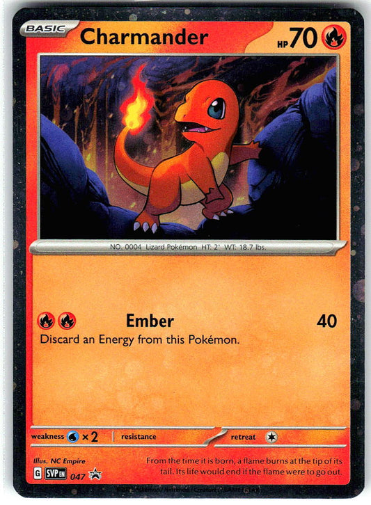 Charmander (Cosmos Holo) 047 Promo Scarlet & Violet Promo Pokemon Near Mint