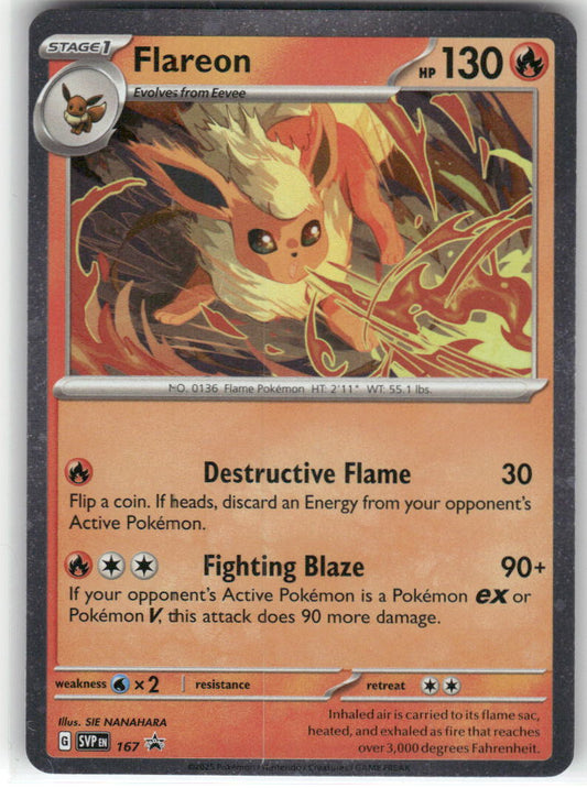Flareon (Cosmos Holo) 167 Promo Scarlet & Violet Promo Pokemon Near Mint