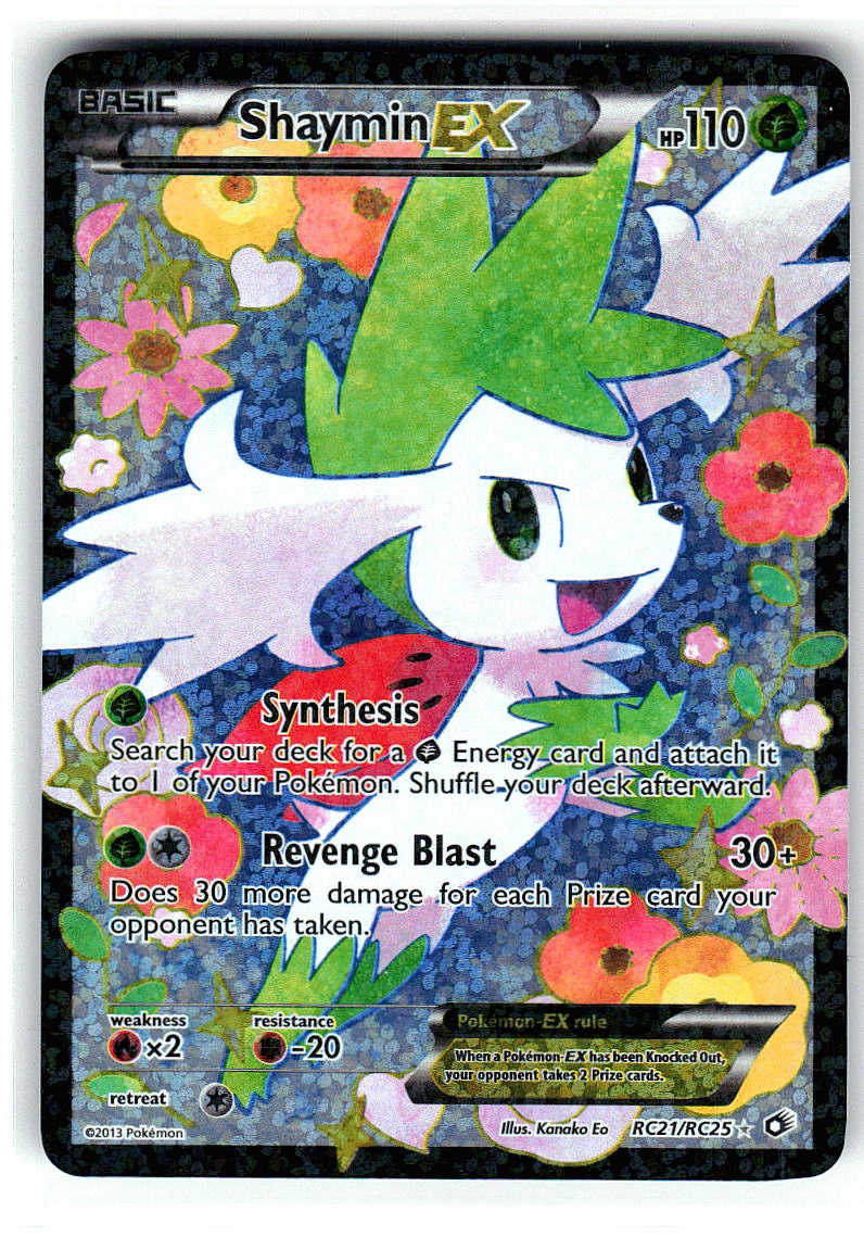 Shaymin EX (Full) RC21/RC25 Legendary Treasures: Radiant Collection Pokemon LP