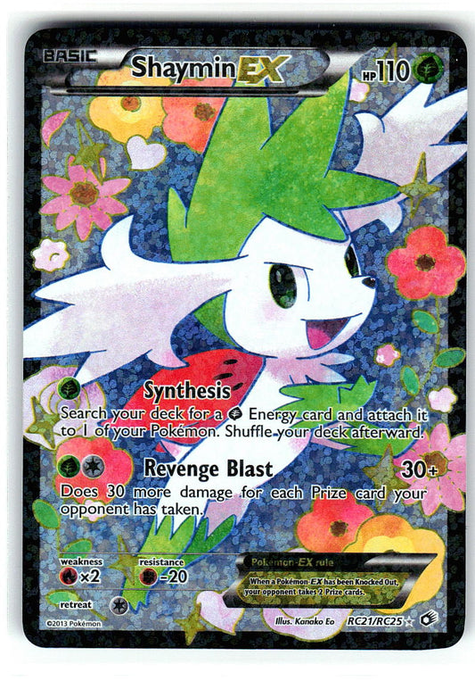 Shaymin EX (Full) RC21/RC25 Legendary Treasures: Radiant Collection Pokemon LP