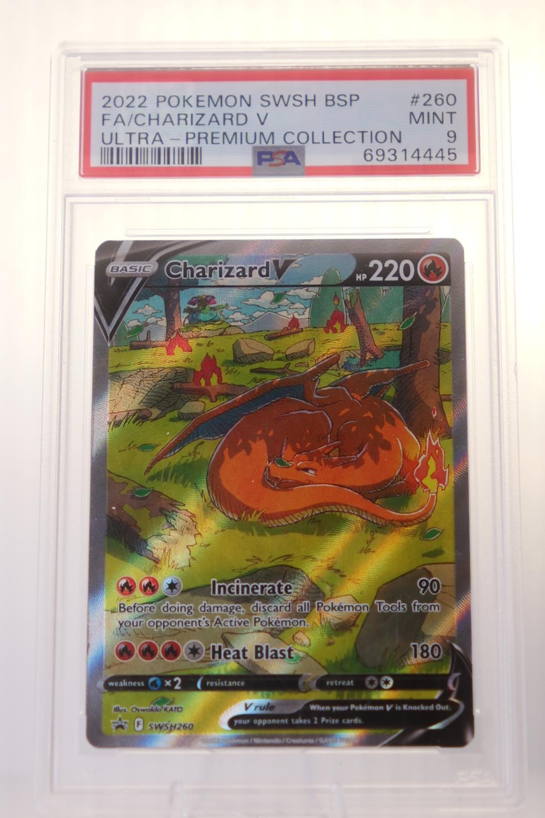 Charizard V 260 Ultra Premium Black Star Promos Pokemon PSA 9 Mint