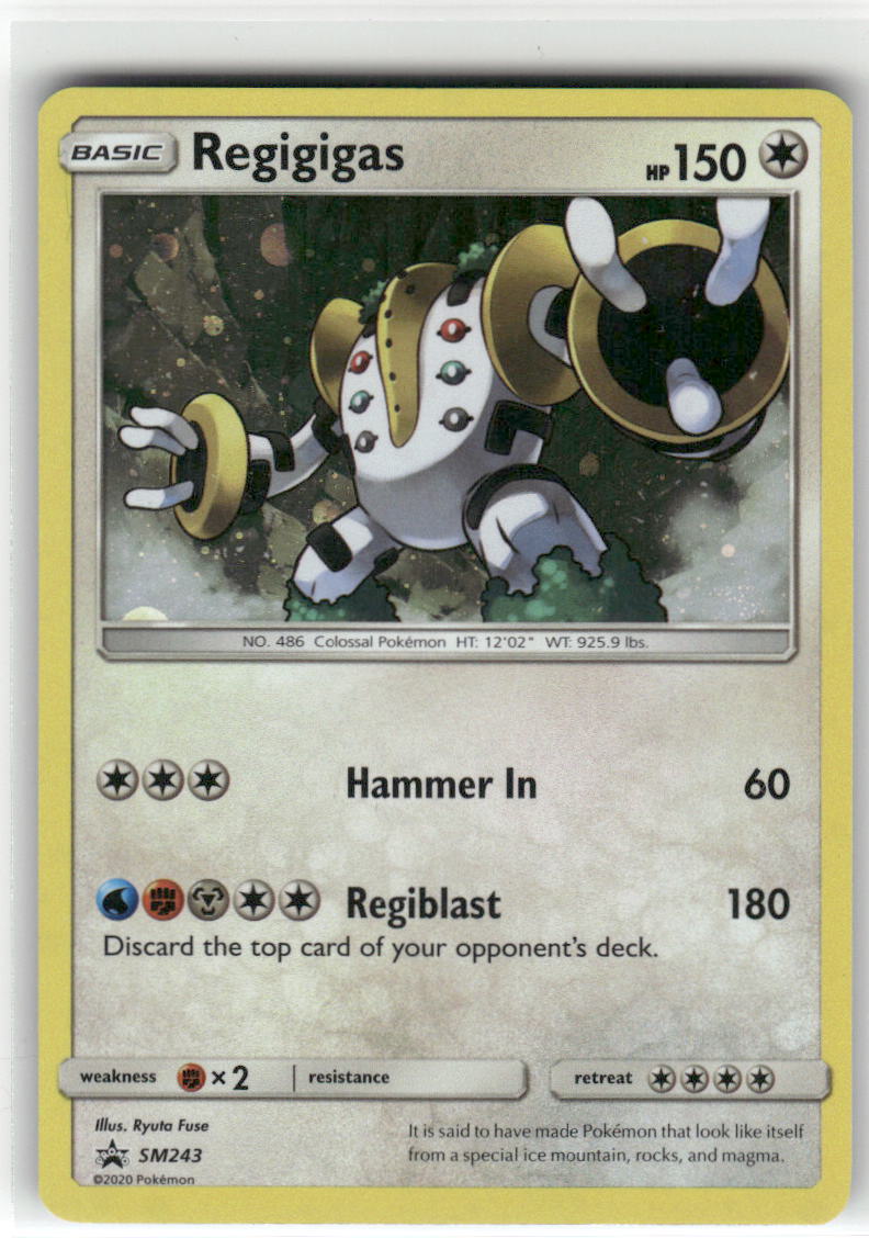 Regigigas - SM243 Holo Promo Sun & Moon Promo Pokemon Near Mint