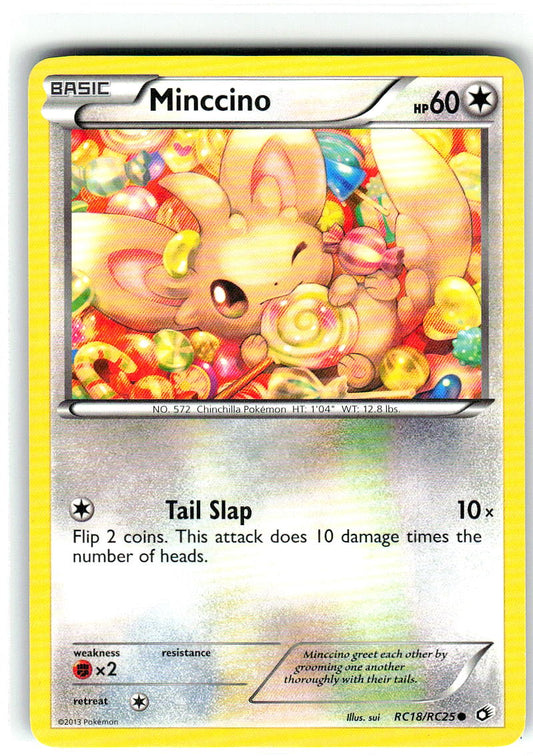 Minccino RC18/RC25 Holo Legendary Treasures: Radiant Collection Pokemon LP