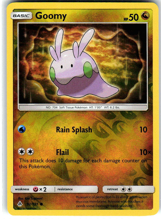 Goomy 92/131 Common Forbidden Light Pokemon Reverse Holo Near Mint