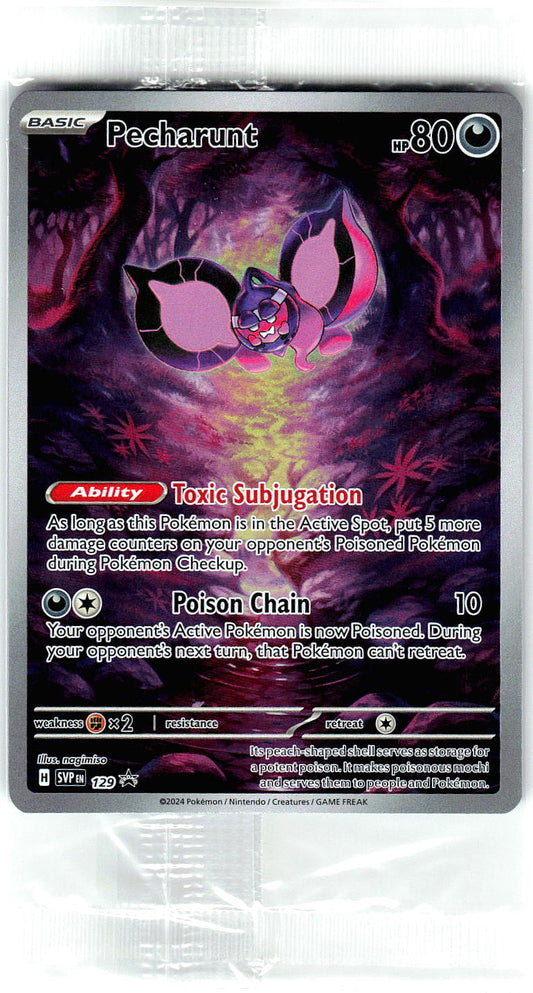 SEALED Pecharunt 129 Holo Promo Scarlet & Violet Promo Pokemon Near Mint