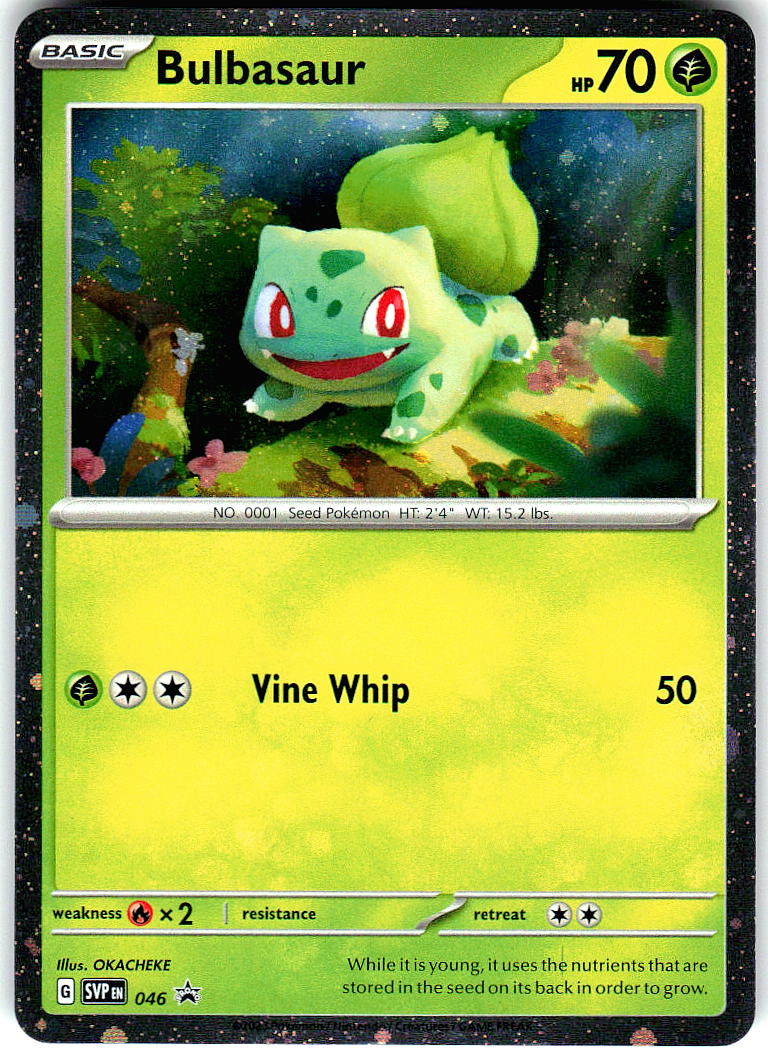 Bulbasaur (Cosmos Holo) 046 Promo Scarlet & Violet Promo Pokemon Near Mint