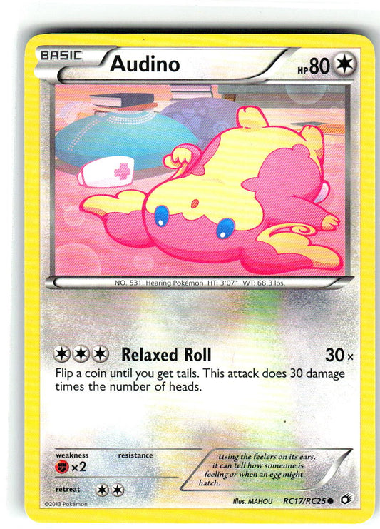 Audino RC17/RC25 Holo Common Legendary Treasures: Radiant Collection Pokemon LP